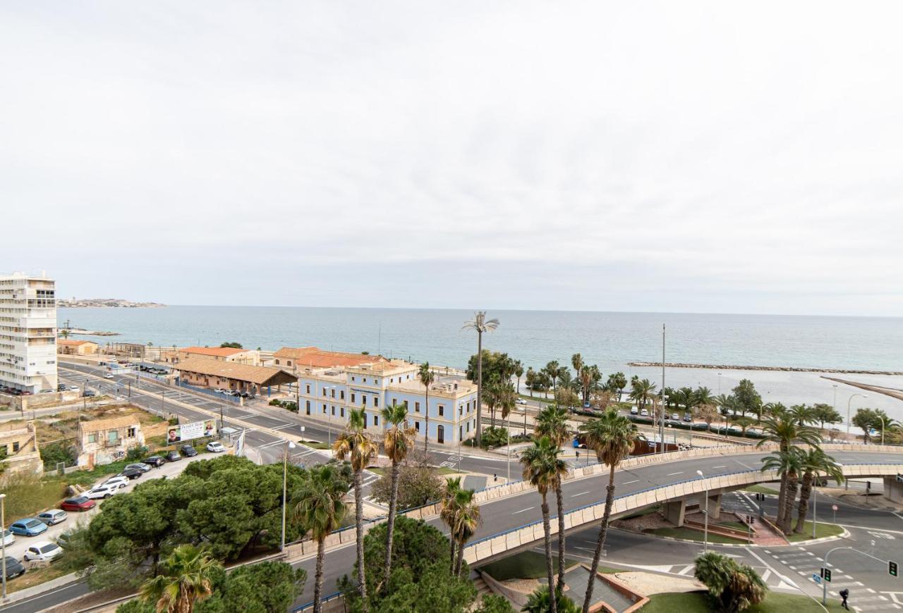 Atico De Lujo Con Vistas Al Mar, Primera Linea Playa Del Postiguet Alicante Luaran gambar